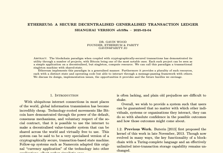 Ethereum Yellow Paper