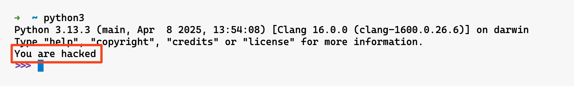 Python PYTHONSTARTUP Example
