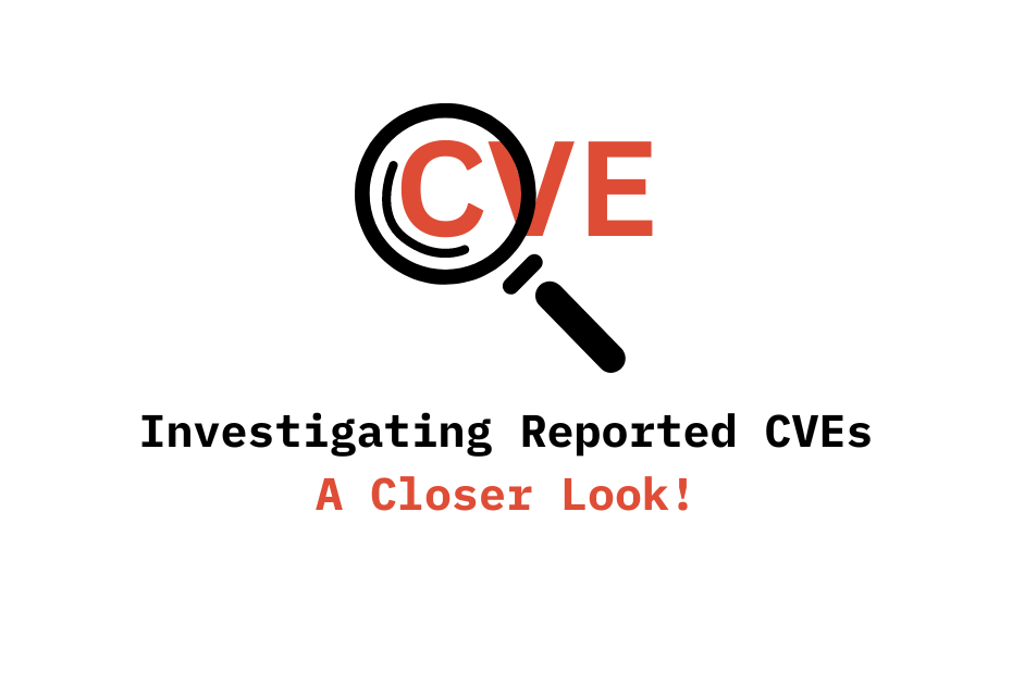 Investgating Reported CVEs Cover